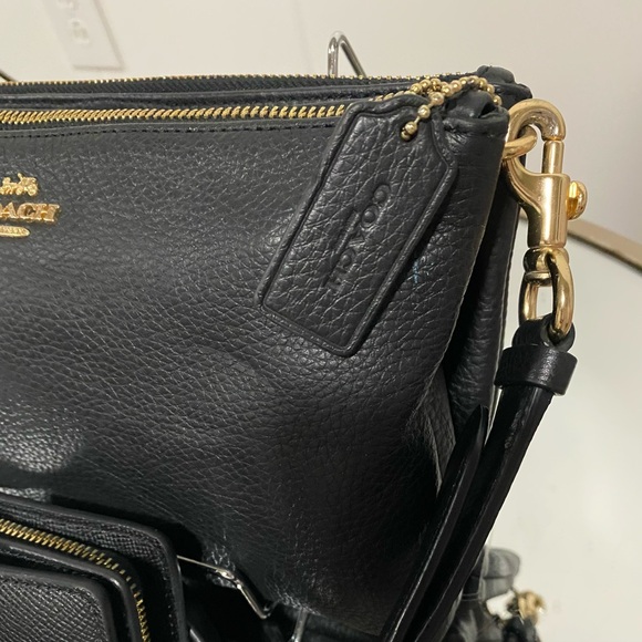 Coach Double Zip Black Crossbody & Wallet Set - Picture 4 of 14